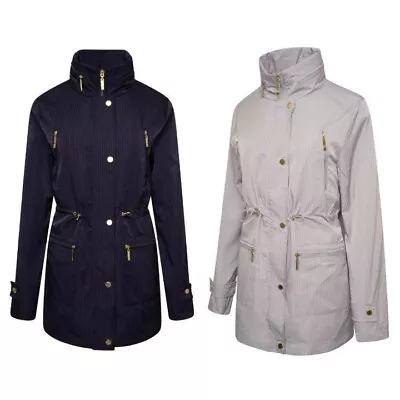 Buy Ladies Water Repellant Summer Lightweight Hooded Jacket Coat Size 10 To 24 • 34.99£
