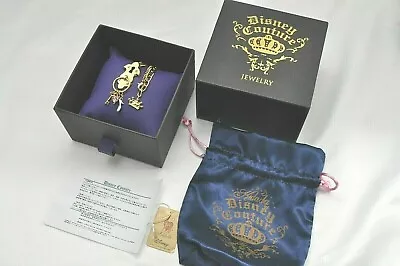 Buy Disney Couture Cinderella Necklace Pendant Glass Shoes Heart Key Motif • 74.15£