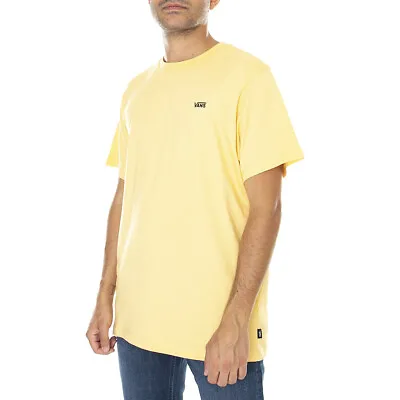 Buy VANS Left Chest Logo - T-Shirt Crew-Neck Man Orange/Flax • 21.83£