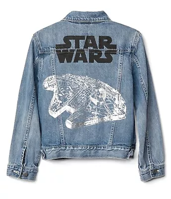 Buy Gap Kids Star Wars 40th Anniversary Denim Jean Jacket Size XXL • 66.94£