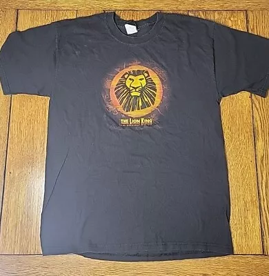 Buy DISNEY The Lion King Musical London Boys T-Shirt Black L • 9.95£
