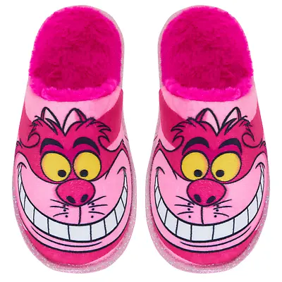 Buy Disney Cheshire Cat Slippers For Women Teens Girls Slip On Mules House Shoes • 15.95£