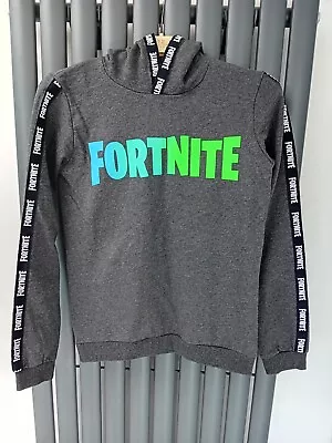 Buy Boys Pep&Co Grey Fortnite Themed Hoodie Sweatshirt - Size XL (152 - 158cm) • 2.99£