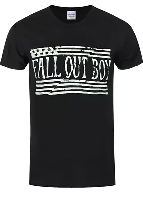 Buy Fall Out Boy - USA Flag - Men's Size S, XL & 2XL T Shirts • 8.99£