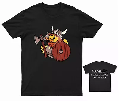 Buy Viking Warrior Duck Tee Conquer The Day With Quirky Humour Fun Norse Shirt • 14.95£