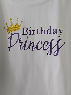 Buy Girls Birthday TShirt Gift Birthday Princess • 9.50£