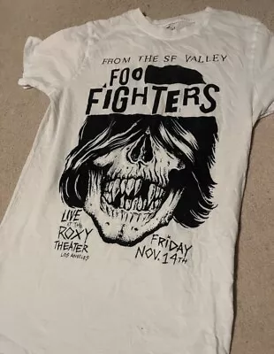 Buy Foo Fighters T Shirt Rock Band Merch Tee Skull Design Size Small Dave Grohl • 13.95£
