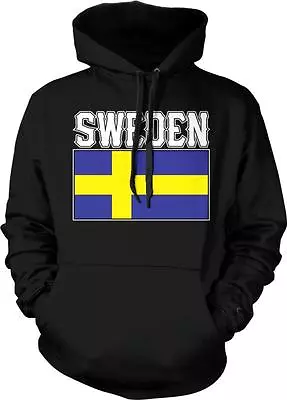 Buy Sweden Text Flag Swedish Pride Sverige Svensk Stolthet Hoodie Pullover • 23.47£