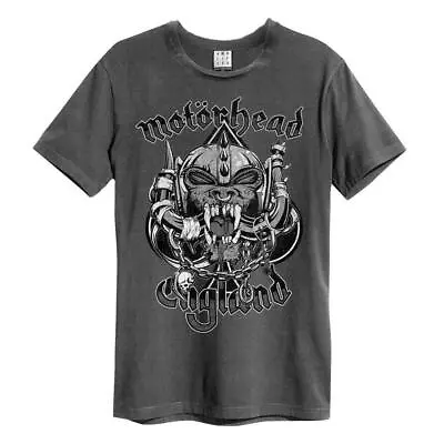 Buy Amplified Unisex Adult Snaggletooth Crest Motorhead T-Shirt GD1348 • 31.59£