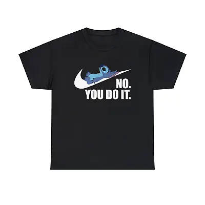 Buy Lilo & Stitch T Shirt No You Do It Funny Lazy Cartoon Lovers Kids Gift Tee Top • 12.99£