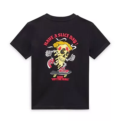 Buy VANS - Little Kids Pizza Skull T-Shirt (2-7 Years) - Black - Boys S/S Top • 21£