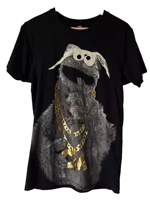 Buy 123 Sesame Street Men’s Teenagers Cookie Monster Rap Cotton T-shirt XS Rare New • 10£