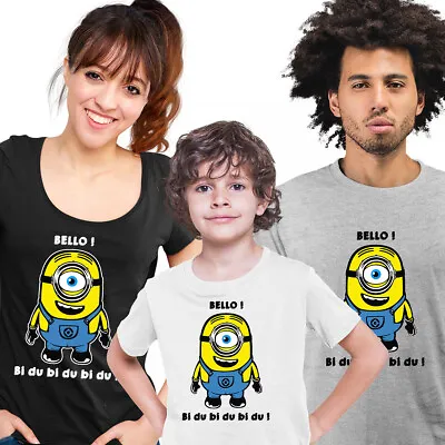 Buy Minion Despicable Me Bello T-shirt Minions Language T-Shirt Kids Adults Women • 15.99£
