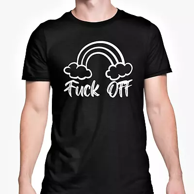 Buy Fuck-Off T Shirt Rude Rainbow Funny Novelty Gift Sassy Joke Present S - XL • 9.95£