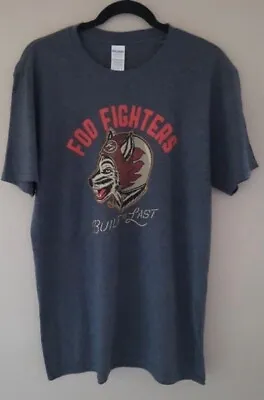 Buy Foo Fighters T Shirt Rare Rock Band Merch Tee Size Large Dave Grohl • 17.50£
