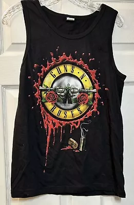 Buy Guns N’ Roses  Top  Rock Band Logo Merch Tee T Shirt Size XS Tank • 11.47£