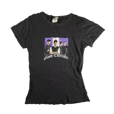 Buy Good Charlotte Alternative Indie Rock Band Y2k 2000s Baby Doll T-shirt 2005 L • 19.45£