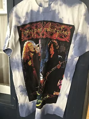 Buy Led Zeppelin Jimmy Page Robert Plant 1995 Concert Tour T-dye T-shirt Usa Xl • 106.31£