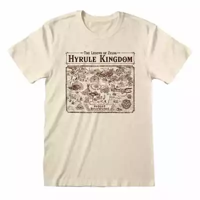 Buy The Legend Of Zelda T-Shirt Hyrule Kingdom Official New Cream • 13.95£
