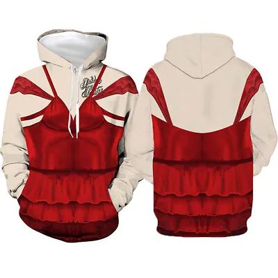 Buy Suicide Squad Harley Quinn 3D Print Hoodie Sweatshirt Cosplay Jacket Coat New • 26.99£