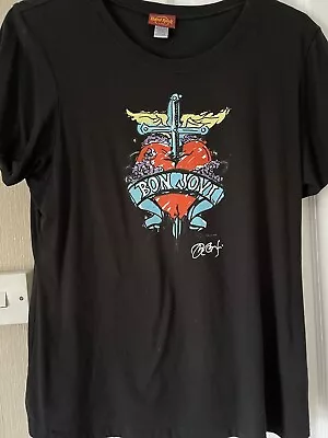 Buy  Hard Rock Cafe Bon Jovi Ladies T Shirt Large  • 15£