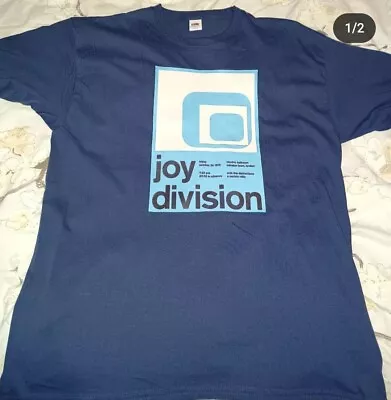 Buy Joy Division Gig Poster T-Shirt Size Small • 4.99£