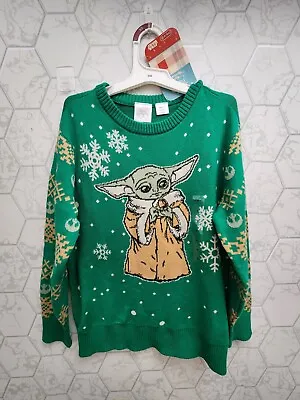 Buy Nwt Unisex Star Wars Grogu Mandalorian Christmas Holiday Sweater, Size SM • 19.29£