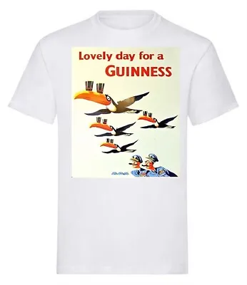 Buy LOVELY DAY FOR A GUINNESS  Mens T Shirts Short Sleeve Women Kids T-shirt Gift • 9.49£