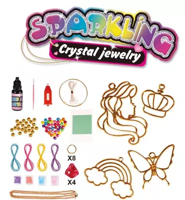 Buy DIY Pixel Jewellery Bracelet Kit Set New Kids Girls Craft Toy Gift Age 6+ NEW • 9.98£