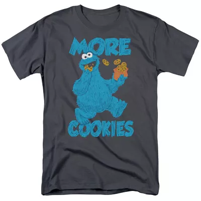 Buy Sesame Street Cookie Monster More Cookies Licensed Adult T-Shirt • 44.94£