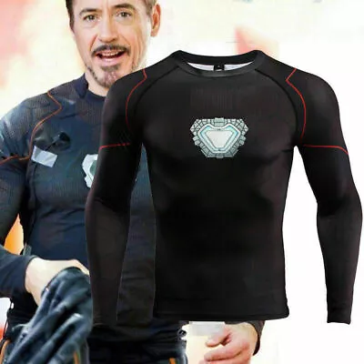 Buy Avengers Infinity War Iron Man T-Shirts Cosplay Superhero Tony Stark 3D Top# • 16.31£