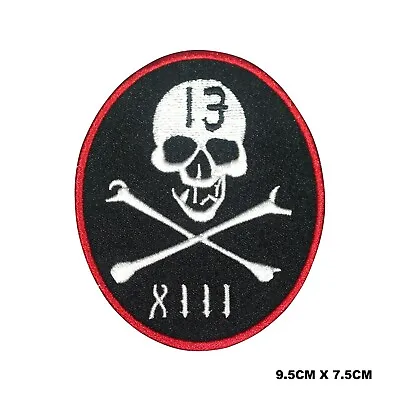 Buy Lucky 13 XIII Skull Cross Biker Movie Logo Embroidered Sew/Iron On Patch Patches • 2.49£