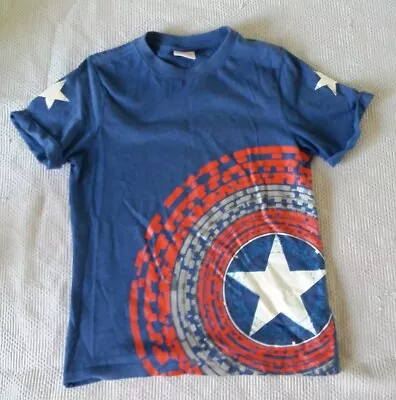 Buy Marvel Captain America T-Shirt 5-6 Years • 6.99£