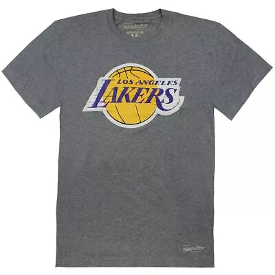Buy Mitchell & Ness Los Angeles Lakers Grey Mens T-Shirt MN HWC INTL550 LALAKE GRH • 26.99£