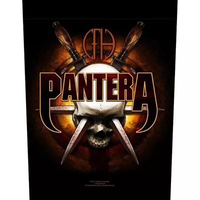 Buy PANTERA Skull Knives 2012 - GIANT BACK PATCH - 36 X 29 Cms OFFICIAL MERCH • 9.95£