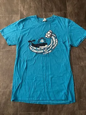 Buy Blue Religious Exodus 34.6 Blue Whale T Shirt Medium • 4.99£