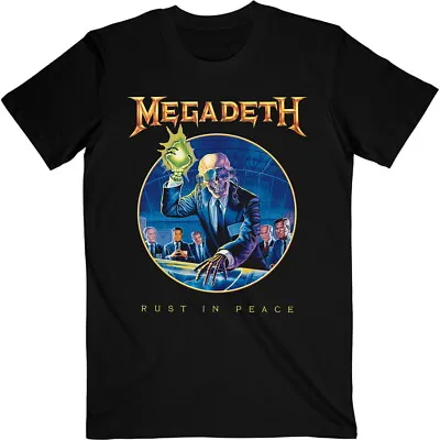 Buy Megadeth 'Rust In Peace Anniversary' (Black) T-Shirt - NEW & OFFICIAL! • 16.29£