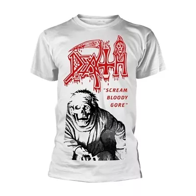 Buy Death 'Scream Bloody Gore' White T Shirt - NEW • 18.49£
