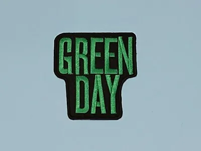 Buy Rock Music Sew / Iron On Embroidered Patch:- Green Day (d) • 4.40£