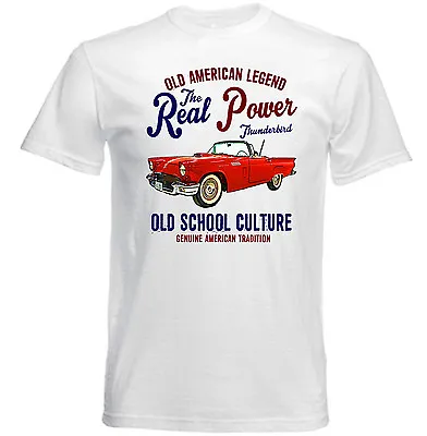 Buy Vintage American Car Thunderbird 1 - New Cotton T-shirt • 15.99£