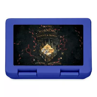 Buy Harry Potter The Marauder's Map Red Bread Box Lunch Box • 14.77£
