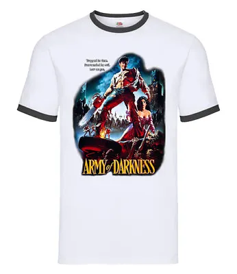 Buy Film Movie Retro Birthday Horror Halloween T Shirt For Army Of Darkness Fans • 9.99£