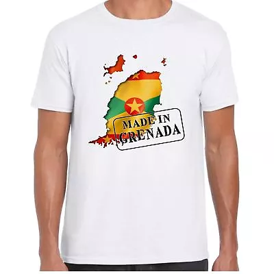 Buy Made In Grenada - Flag And Map - Mens T Shirt • 10.99£