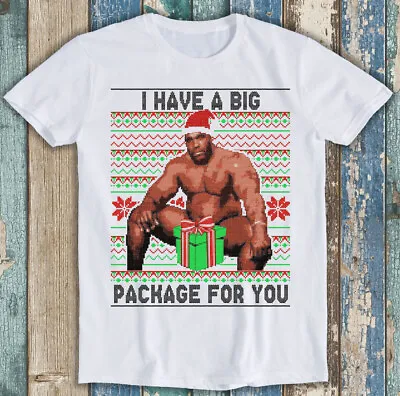 Buy Barry Sitting On A Bed Big Package Ugly Christmas Xmas Funny Gift T Shirt M1292 • 6.35£