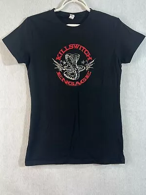 Buy Vtg '09 Tultex  Killswitch Engage Cobra Kai  Graphic T-Shirt Black Youth Sz XL • 11.26£