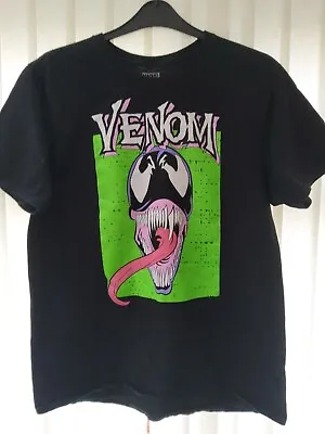 Buy Official Marvel Venom Black/Green T Shirt Size Large VGC • 12.99£