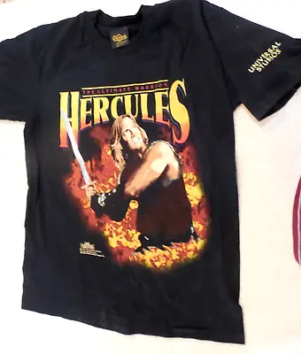 Buy Vintage Hercules Kevin Sorbo The Ultimate Warrior Shirt LRG Kids Changes 1996 • 18.94£