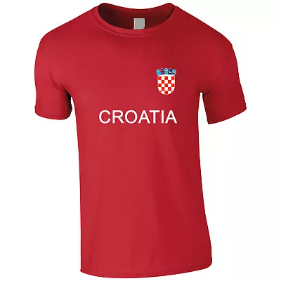 Buy Croatia Euro  T Shirt Football Your Country T Shirt Pristine Finish • 11.99£