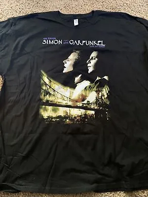 Buy Simon & Garfunkel Old Friends Concert T Shirt Black XXL Authentic NEW • 18.99£