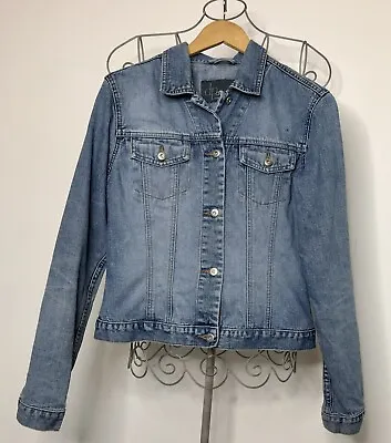 Buy Dorothy Perkins Ladies Denim Jacket, Size 10, Blue Denim, Great Condition • 12£